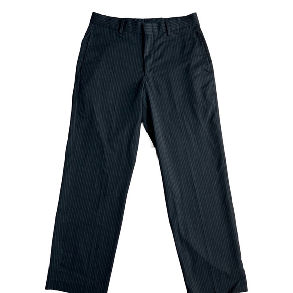 J. FERRAR BLACK PINSTRIPE SUIT PANTS SIZE 32 X 30 - Picture 1 of 9